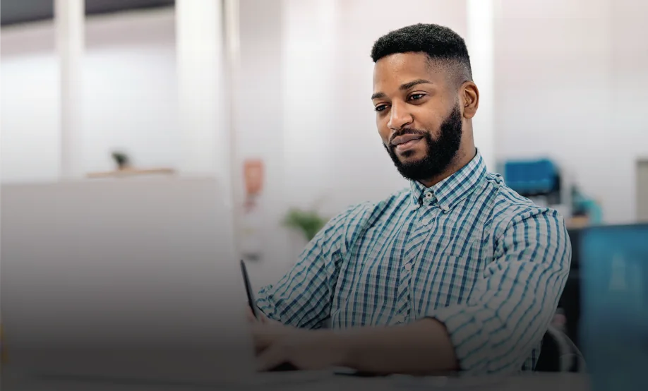TMS account manager reviewing campaign performance